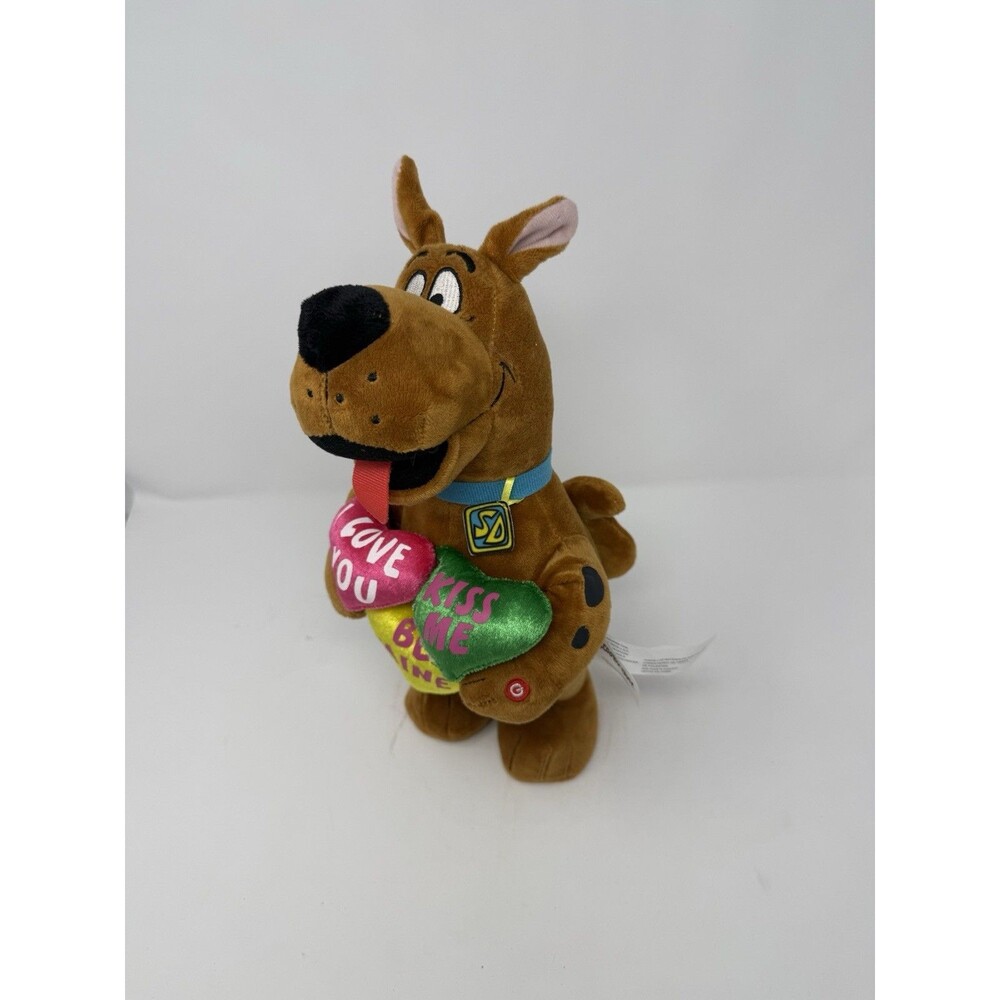 SCOOBY DOO 2024 VALENTINES HEARTS PLUSH SIDE STEPPER- BE MY BABY 13”